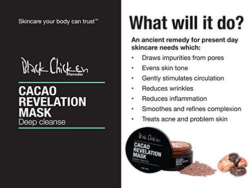 Black Chicken Remedies All Natural Cacao Revelation Mask MINI .1 oz Black Chicken Remedies All Natural Cacao Revelation Mask MINI .1 oz