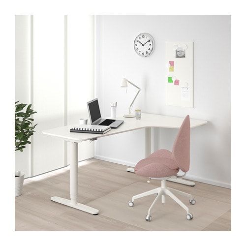 Pin On Office Pin On Office, Corner Desk Office Table Ikea