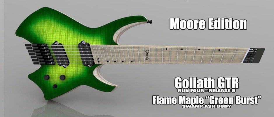 Ormsby Goliath Headless | Goliath, Guitar design, Guitar