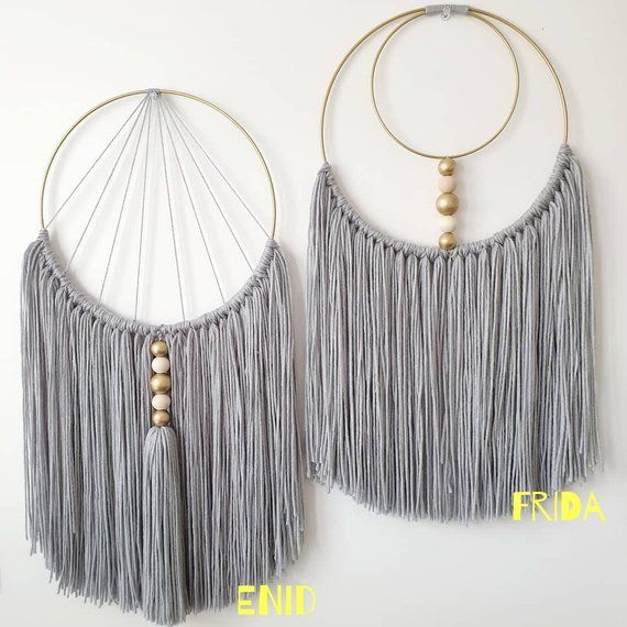 Macrame Wall Hanging Patterns, Macrame Wall Art, Macrame Decor, Macrame Ideas, Macrame Design, Macrame Projects, Macrame Hanging, Yarn Wall Art, Yarn Wall Hanging