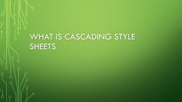 What Is Cascading Style Sheet What Is Style Sheet Introduction Of What Is Cascading Style Sheet What Is Style Sheet Introduction Of