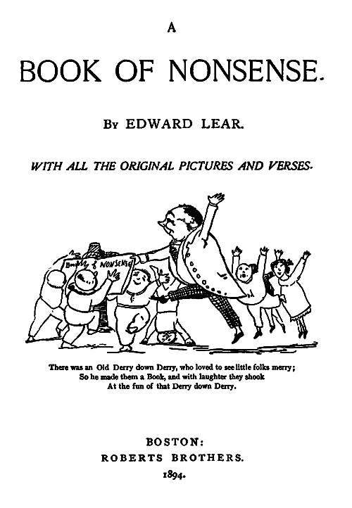 By Edward Lear There was an Old Man with a beard, Who said, "It is By Edward Lear There was an Old Man with a beard, Who said, "It is