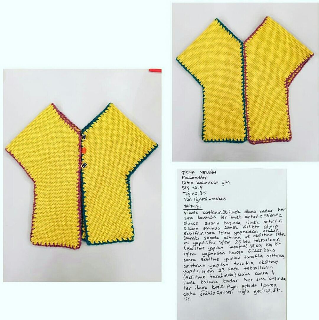 Derya Baykalla Gülümse Bebek Yeleği Yapılışı Derya Baykalla Gülümse Bebek Yeleği Yapılışı