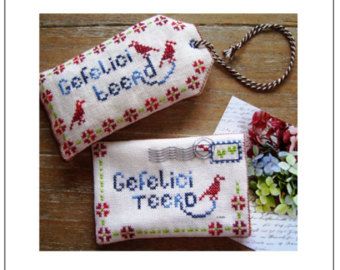 Embroidery Patterns, Cross Stitch Patterns, Cross Stitching, Holland, Sunglasses Case, Coin Purse, Etsy Seller, Unique Items Products, Etsy Shop