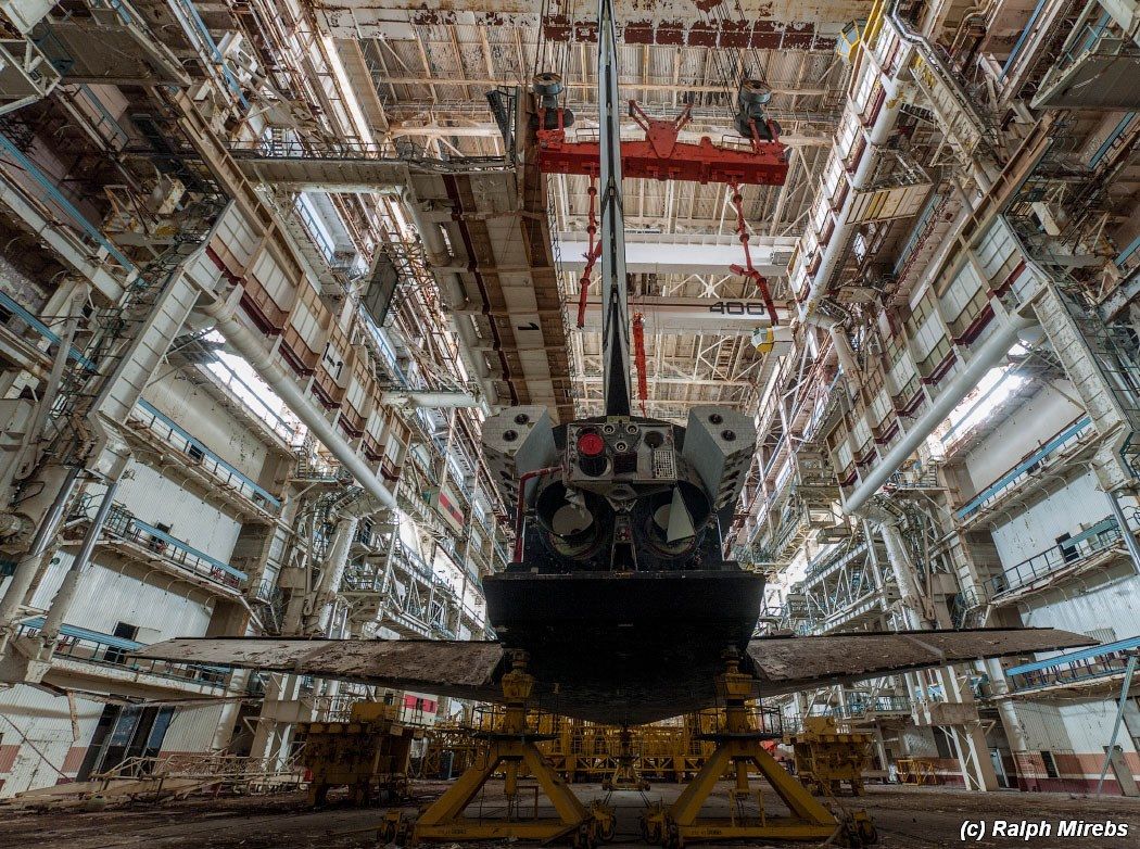 The remains of the Soviet space shuttle program The remains of the Soviet space shuttle program