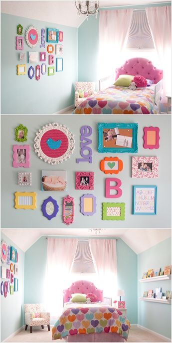 Multi Colored Picture Frames Wall Decor For Gigi S Room Perfect Girls Paint Toddler Girl Bedroom - Toddler Girl Bedroom Wall Decor Multi Colored Picture Frames Wall Decor For Gigi S Room Perfect Girls Paint Toddler Girl Bedroom - Toddler Girl Bedroom Wall Decor