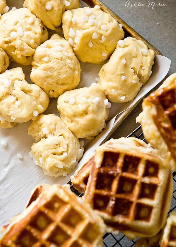 Traditional Belgian Liege Waffle Recipe