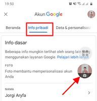 cara mengganti foto profil di classroom