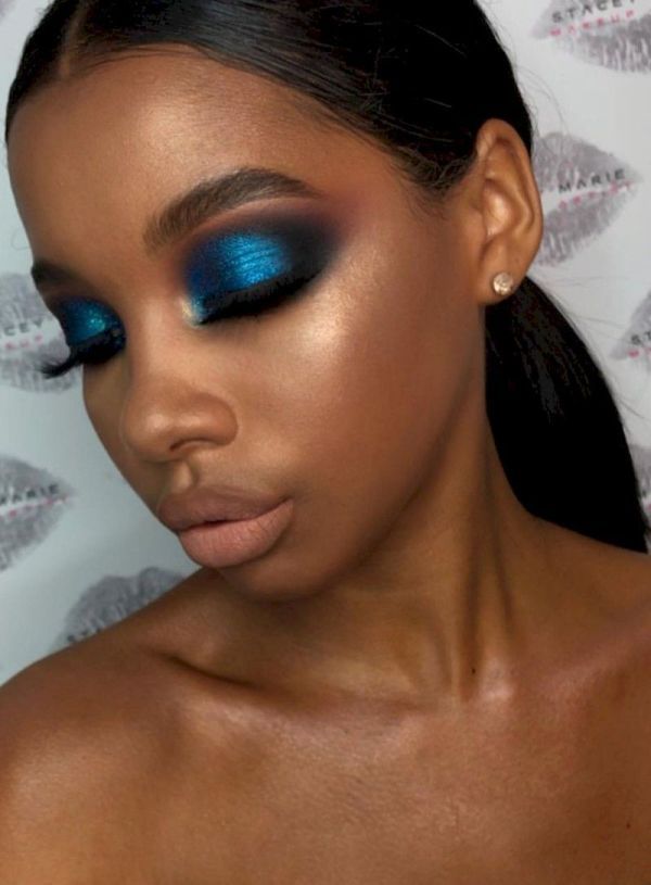 62 Amazing Makeup Ideas for Black Women That Will Make You More Beautiful - gliteratious.com Woc Makeup, Eye Makeup Tips, Eyeshadow Makeup, Beauty Makeup, Makeup Ideas, Makeup Vanity, Makeup Tutorials, Makeup Emoji, Makeup Eyebrows
