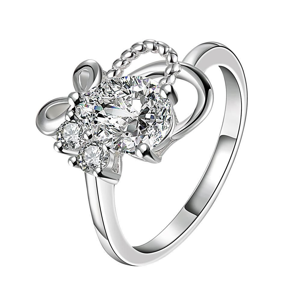 Womens Wedding Bands Hollow Lines Crystal Inlaid Hollow Lines Ring Epinki Gold Plated Ring