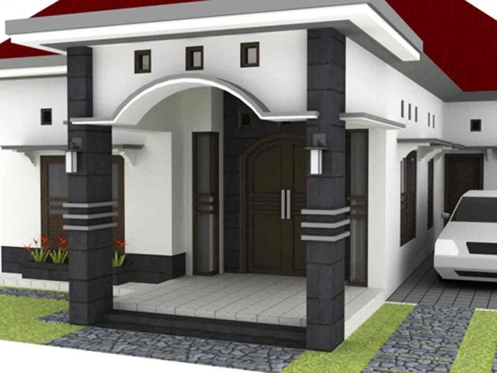 Rumah Sederhana Atap Cor HOMES Pinterest Door Design Exterior