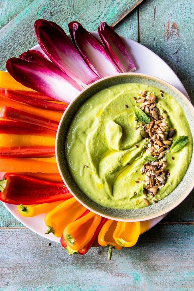 green pea and mint