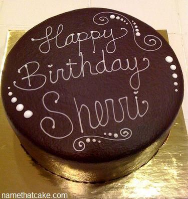 birthday cake sherri happy sherry namethatcake cakes name virtual