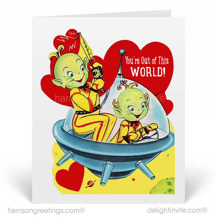 retro holiday cards