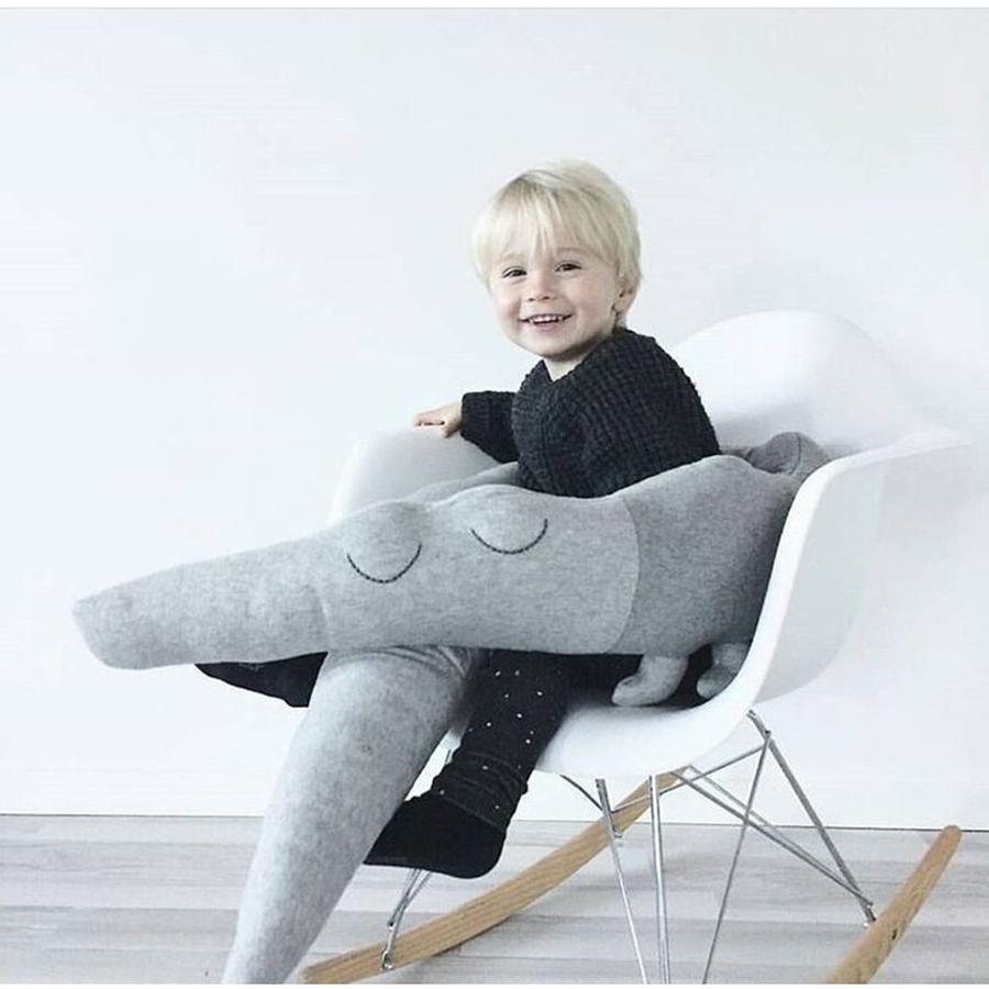 Crocodile Pillow Crib Bumper (185cm Comfortable 185cm Baby Pillow Children