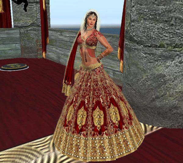 A This Is Hindu Wedding Dress B Represents Part Of A This Is Hindu Wedding Dress B Represents Part Of The Culture With Colors And Style C It Has Very Intricate Designs That Show