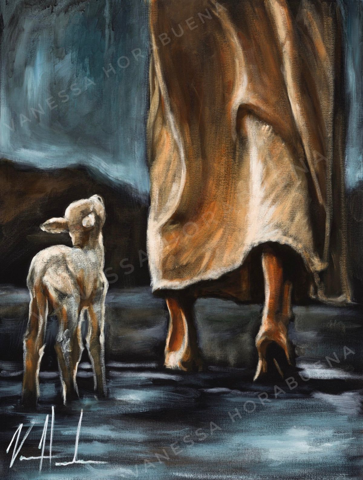 My Sheep Listen to My Voice – Vanessa Horabuena Arte Lds, Bibel Journal, Christian Paintings, Pictures Of Christ, Jesus Painting, Jesus Art Paintings, Prophetic Art, The Good Shepherd, Sheep
