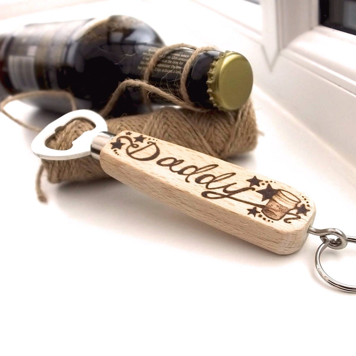 Great new pyrography bottle openers, for daddy, dad ...