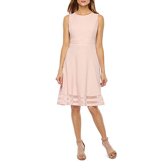 Liz Claiborne Sleeveless Fit & Flare Dress JCPenney