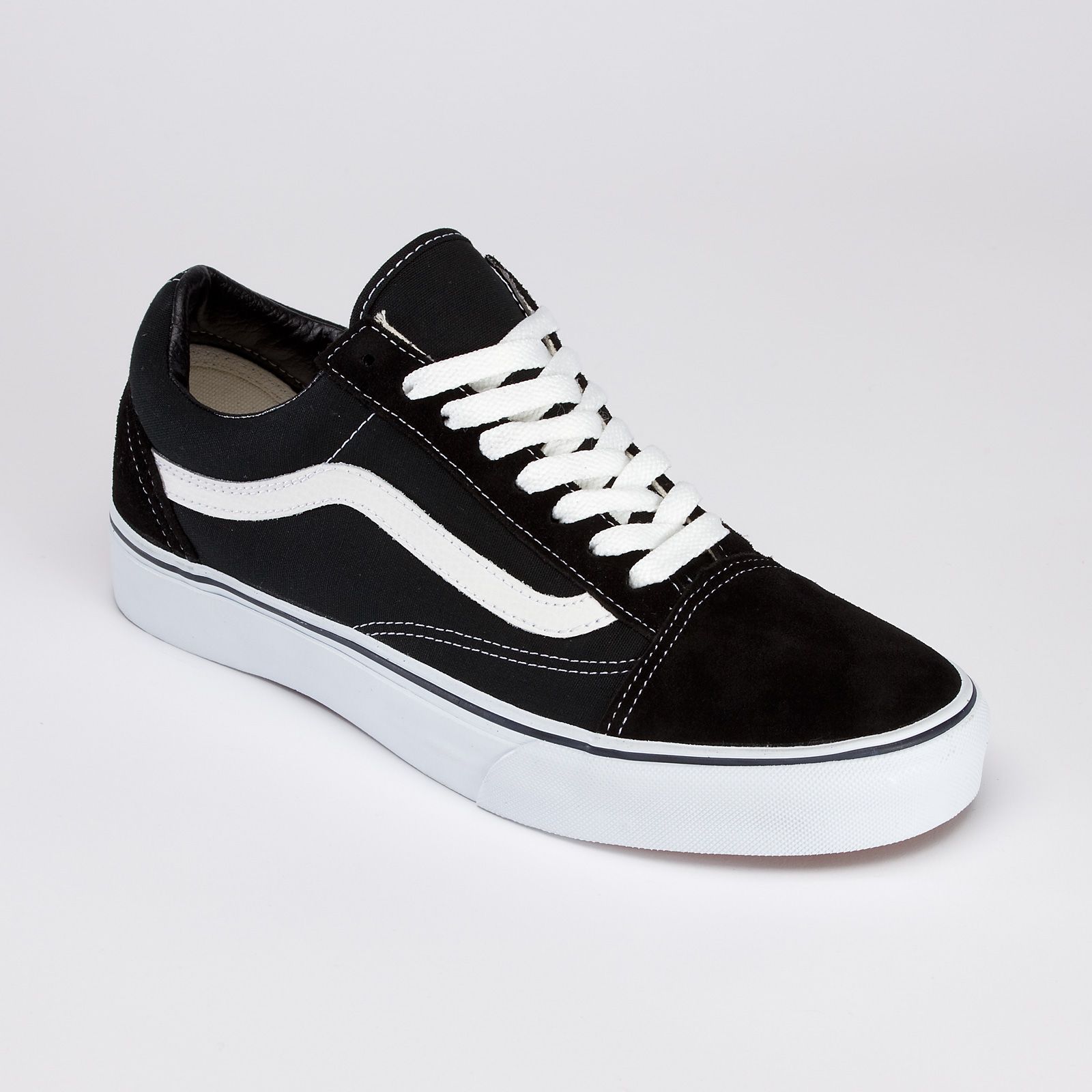 black vans discount