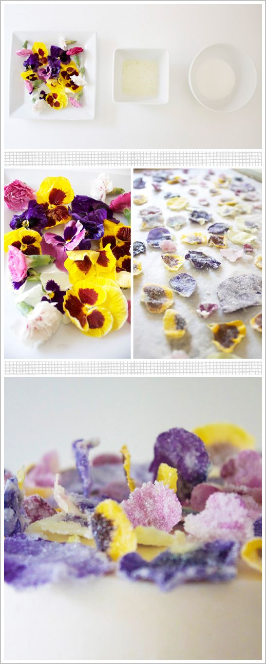 Crystallized Flowers Cake Decorating Crystallized Flowers Cake Decorating