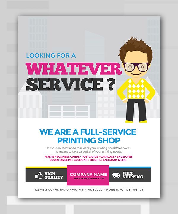 free services flyer psd template free psd files pinterest psd shipping flyer templates free download