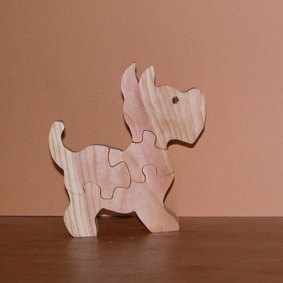Wooden Dog Puzzle For Child Kid S Toy Child S By Woodncreations