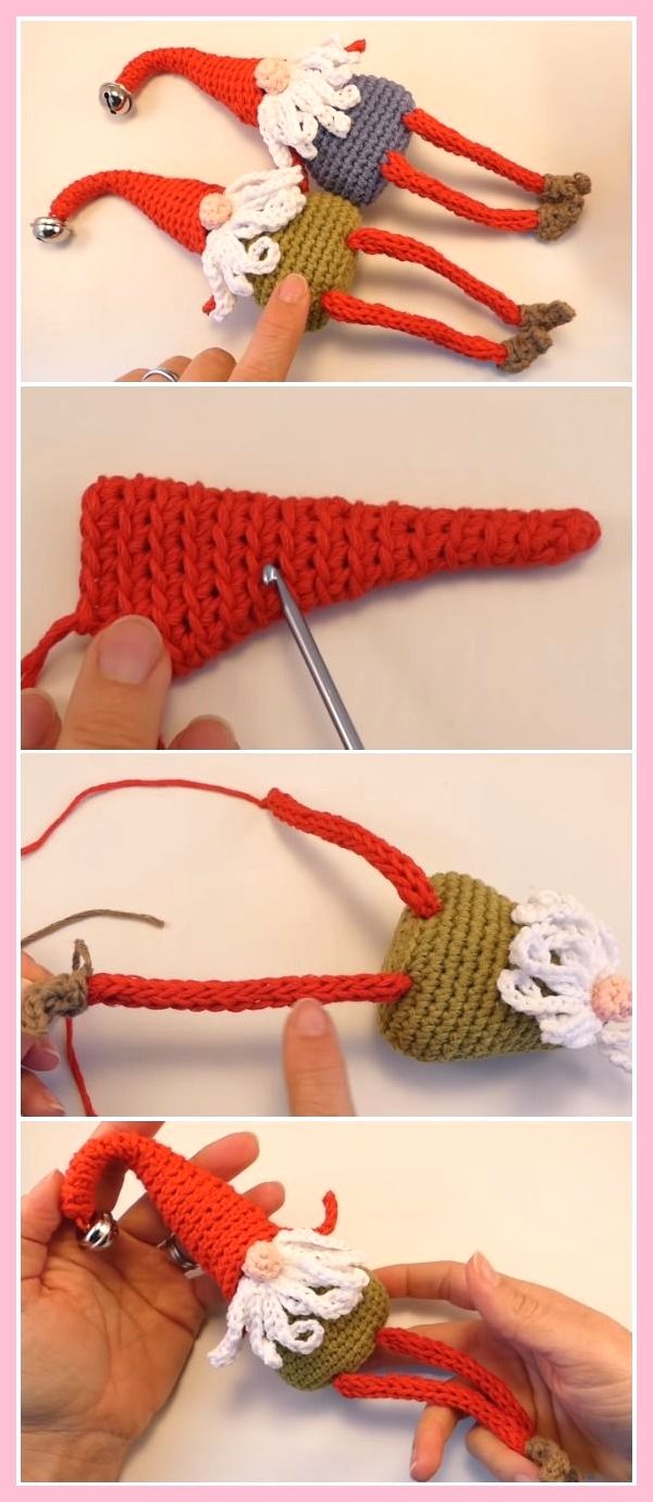 Häkeln Sie Weihnachtsgnomen Amigurumi , #amigurumi #hakeln #weihnachtsgnomen