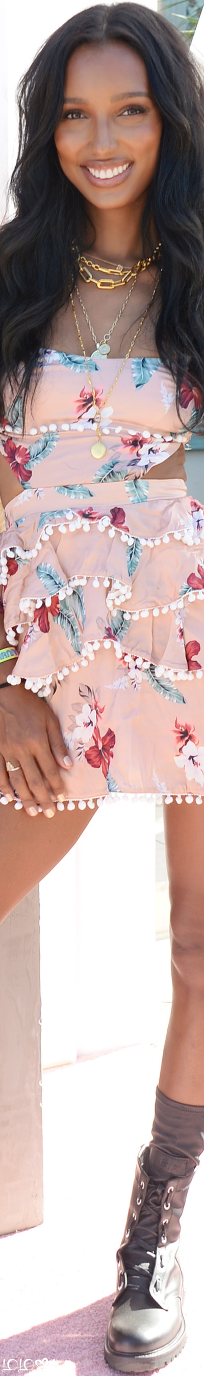 Jasmine Tookes Revolve Party Coachella #JasmineTookes #Revolve #