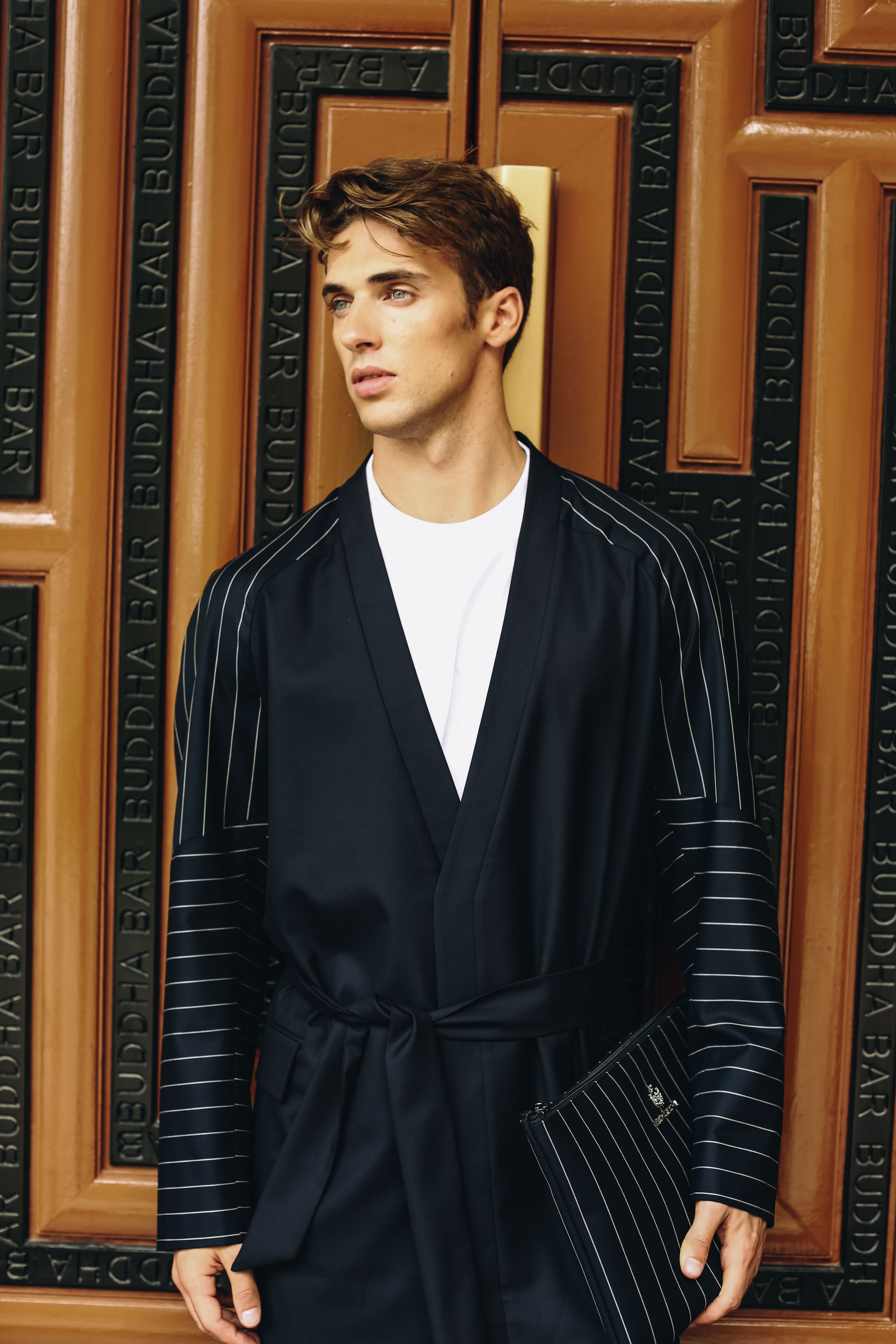 Dubai Campaign SS2018 man collection. Our masculine imagery is with impeccable details and Italian style. Tailor-made is our strong point. Pinstripe suit made of 100% wool. Pinstripe Suit, Italian Style, Men's Collection, Bespoke, Dubai, Tailored, Campaign, Point, Strong