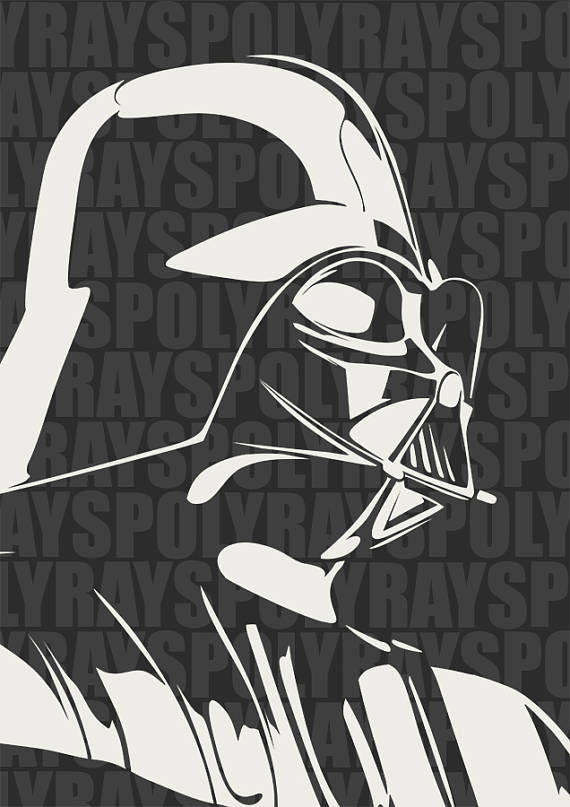 Download Darth Vader SVG, Star Wars Stencil, Instant Download, EPS ...