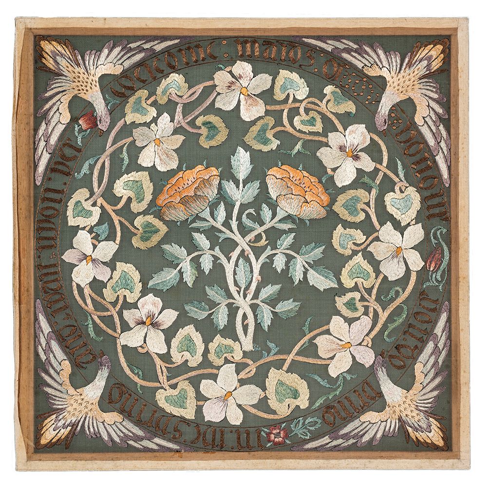 Вышивка Мэй Моррис: талантливая дочь великого отца | Красная нить Arts And Crafts Aesthetic, Arts And Crafts Movement, Floral Drawing, Floral Painting, Baroque Ornament, Linocut Art, Botanical Pattern, Vintage Wall Decor, Tapestry Design