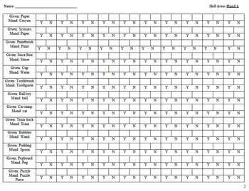 vb mapp aligned mand 6 preschool special education speech vb mapp data sheets