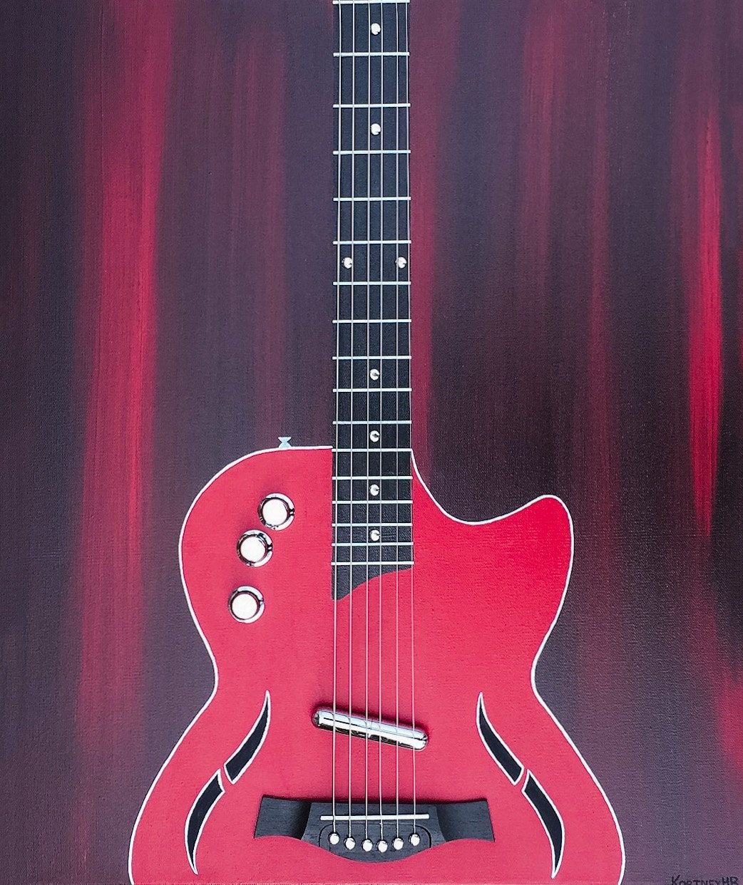 Electric Guitar Wall Art Painting Abstract Electric Guitar Wall Art Painting Abstract