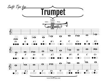 8286348b3591d07bea1de75f8574c2f5 trumpet fingering chart band mom trumpet notes chart