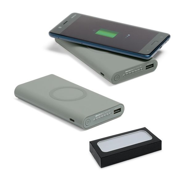 Wireless Power Bank (10000mAh 20000mAh 5V 2.1A) Portable Power Bank Battery is Removable : No. Capacity : 10000mAh-20000mAh. Compatible Brand : All Phone. Carrying Way : Universal Split. Charging Type : Electric. Applicable Models : Mobile Phone. Cell Type : Li-Polymer. Display : Indicator Light. LED Lighting : Without LED Lighting. Certification : CE, UL, CB, TUV, RoHS, CTIA, PSE, KC, GOST-R, SASO. Socket Type : for E.U.. Recyclable : Non-Recyclable. Cable : 1 Cable / 3 in 1 Cable etc. Color : Light Led, Led Lights, Pse, Mp3 Player, Mobile Phone, Recycling, Wireless, Color, Colour