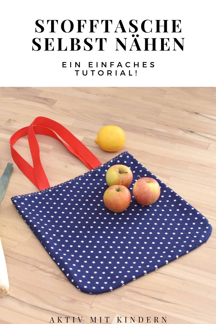 Eine Stofftasche selbst nähen #diytutorial
