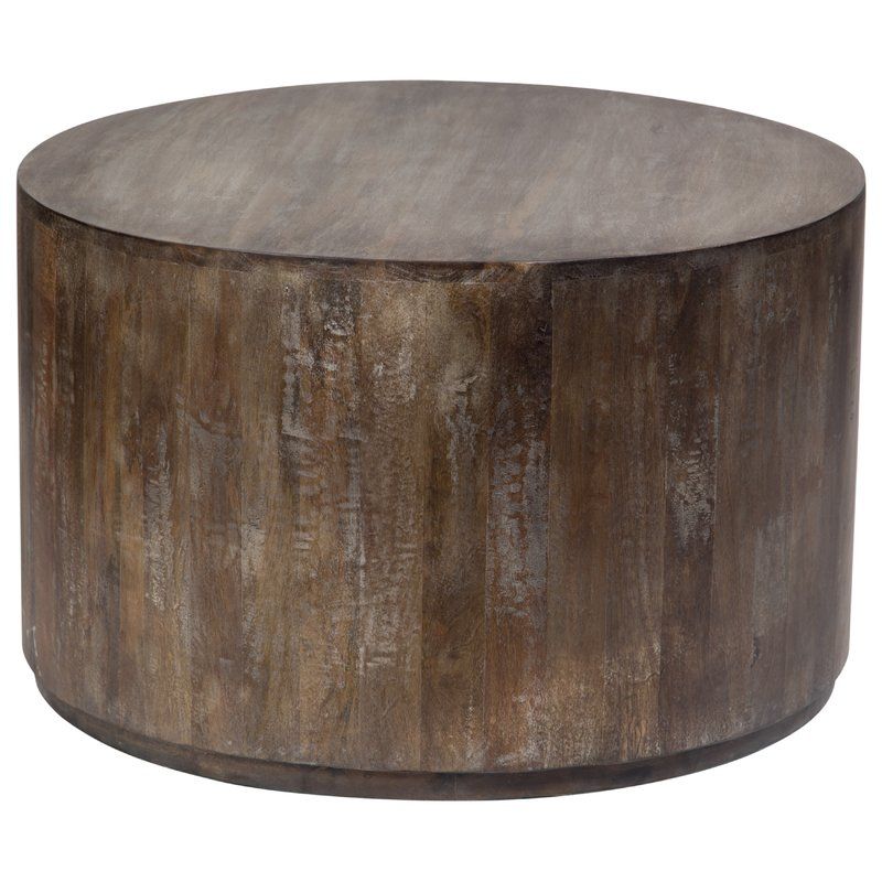 Bridger Coffee Table Drum Coffee Table Coffee Table Wood Round