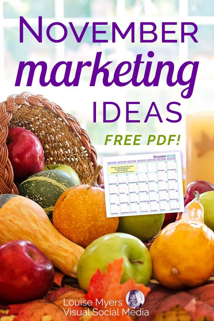 Grateful for these November marketing ideas! Click to blog and get your