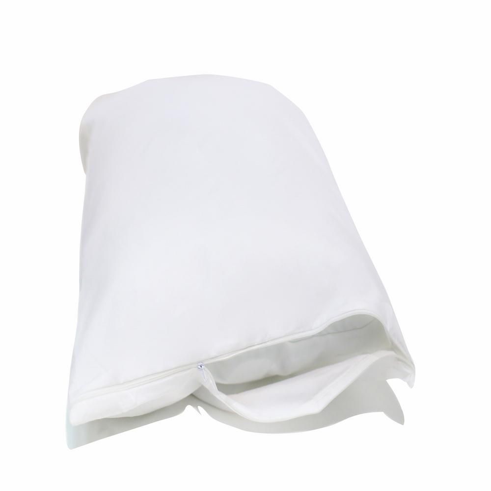 STANDARD-PILLOW PROTECTOR--STOPS BED BUGS DUSTMITES ALLERGEN WATERPROOF-ZIPPERED