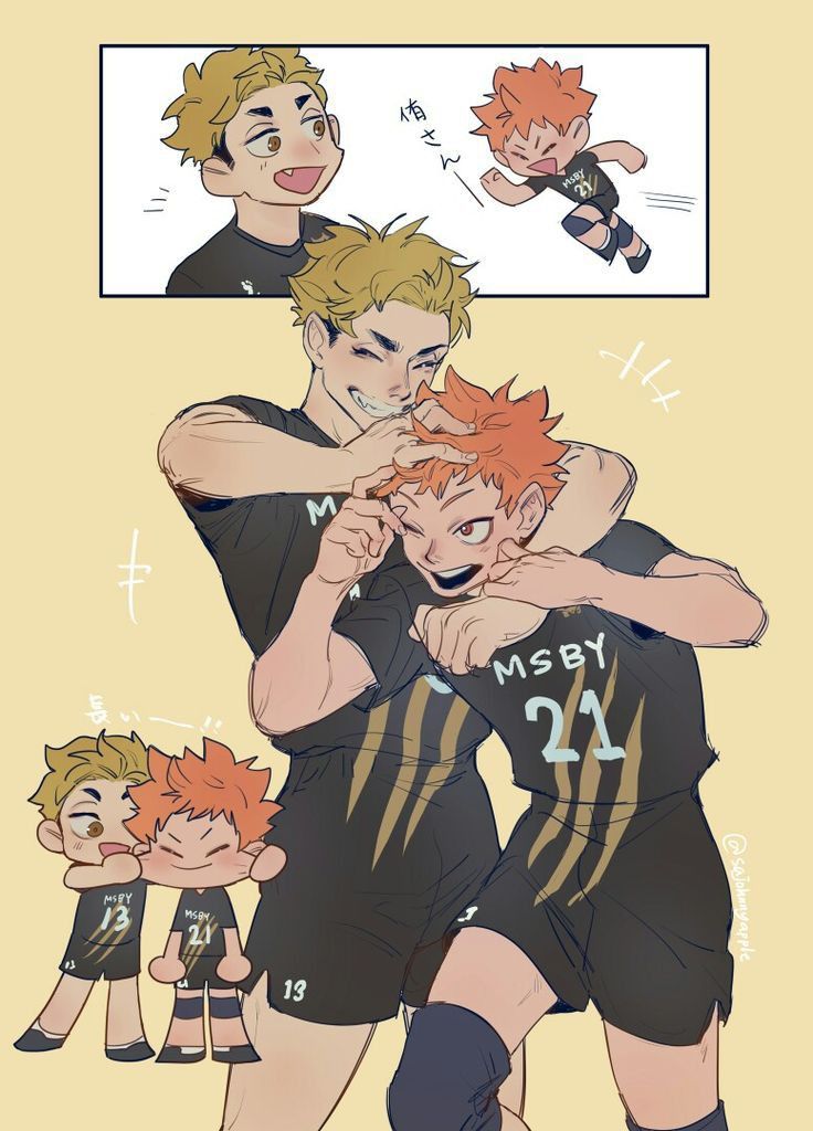 Haikyuu Atsumu X Hinata