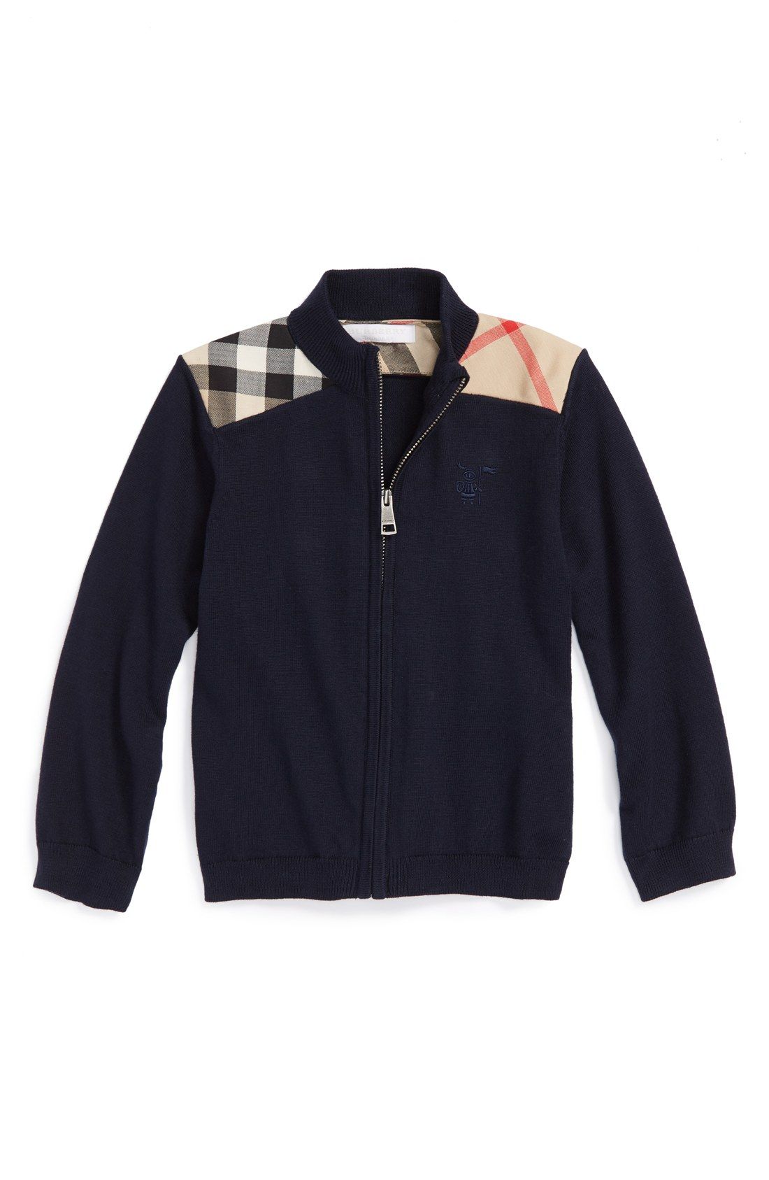 Burberry Full Zip Cardigan (Baby Boys) Nordstrom