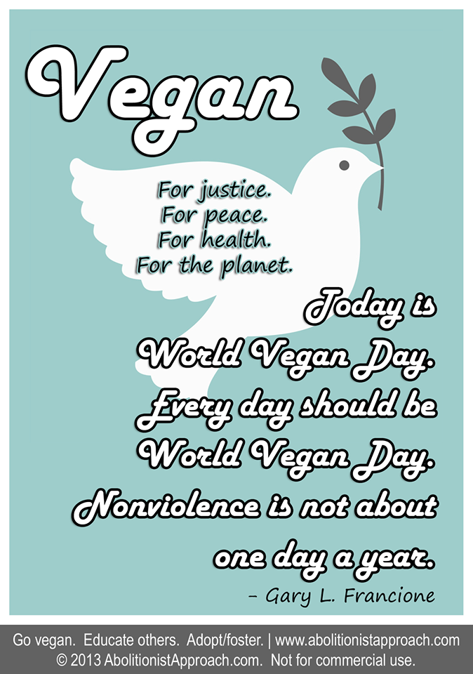 As We Raise Awareness Around The World Work To Make Every Day A Vegan Day For The Benefit Of Animals People And Pla World Vegan Day Vegan Quotes Nonviolence As We Raise Awareness Around The World Work To Make Every Day A Vegan Day For The Benefit Of Animals People And Pla World Vegan Day Vegan Quotes Nonviolence