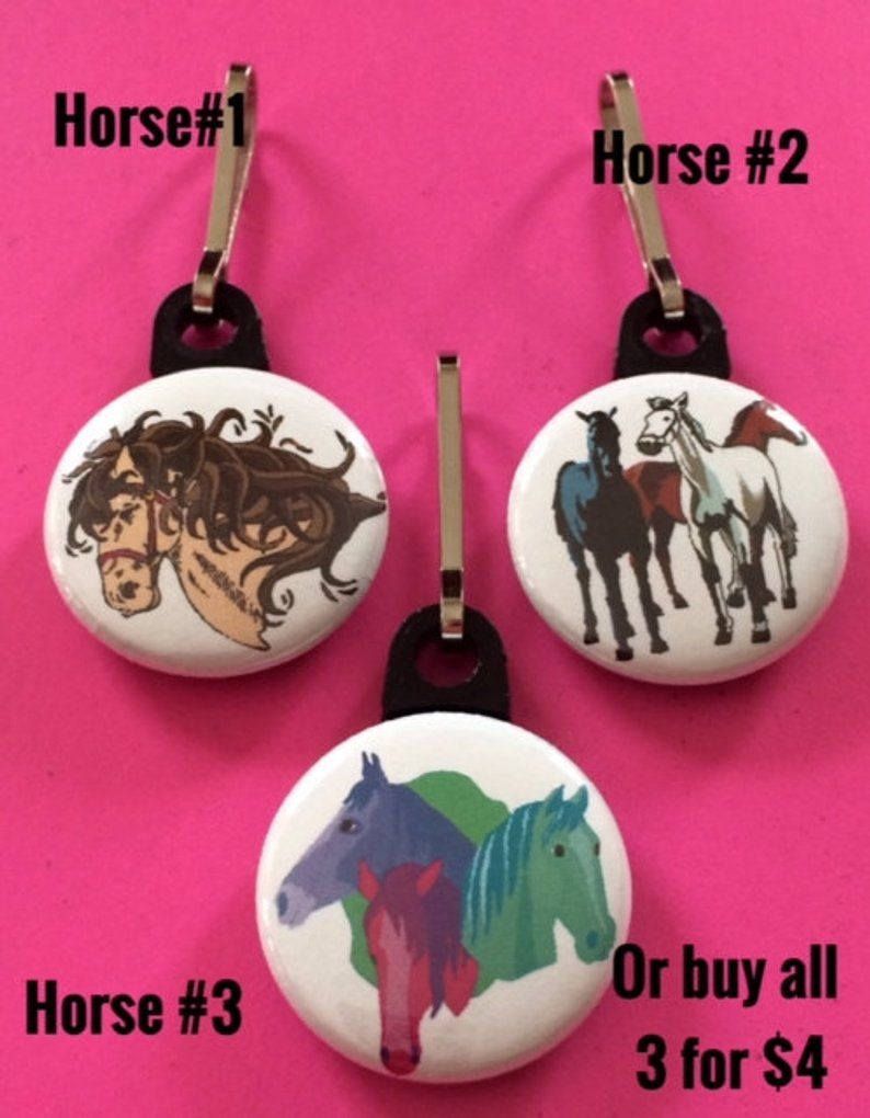 Horse Zipper Pulls Etsy Handmade Making Machine Zipper Pulls