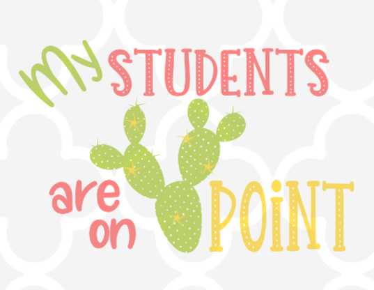Download Free SVG Teacher svg Cute cactusThe free cut files include ...