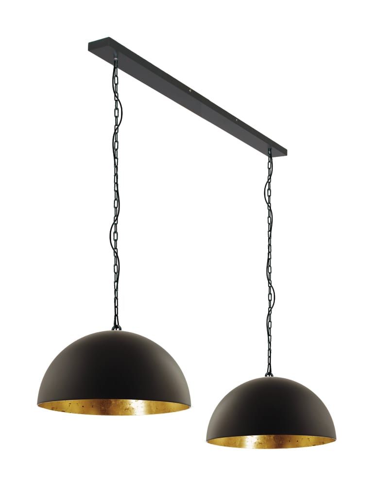Wat is dit een stijlvolle hanglamp voor boven jouw eettafel! Deze hanglamp van het merk Steinhauer heeft een zwarte kleur. Wat de lamp helemaal afmaakt is de gouden kleur aan de binnenkant van het ontwerp. Deze dubbele hanglamp hoort thuis in jouw industriële interieur. Led Lamp, Pendant Light, Ceiling Lights, Lighting, Home Decor, Products, Light Switches, Decoration Home, Room Decor