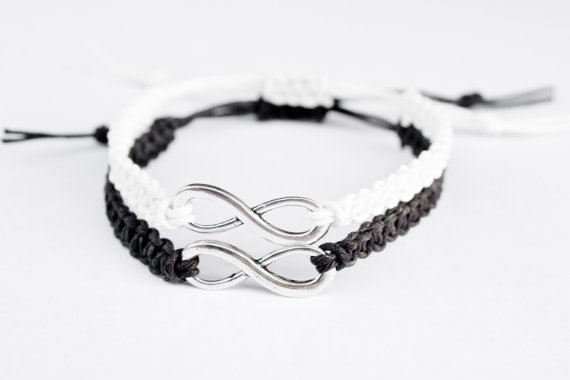 Bracelet Friends Friendship band partner Bracelet Infinity star Star Cotton bracelet