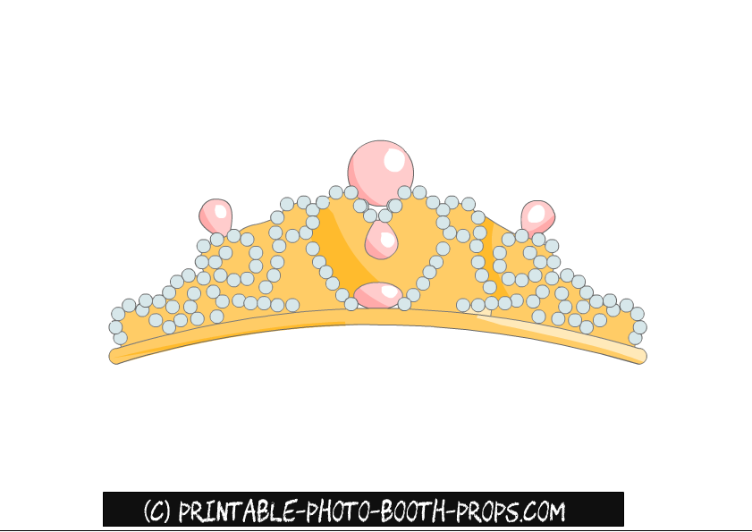 Princess Tiara Picture Booth Prop Printable get together Plans inside image relating to Printable Tiara referred to as Princess Tiara Image Booth Prop Printable bash suggestions within just