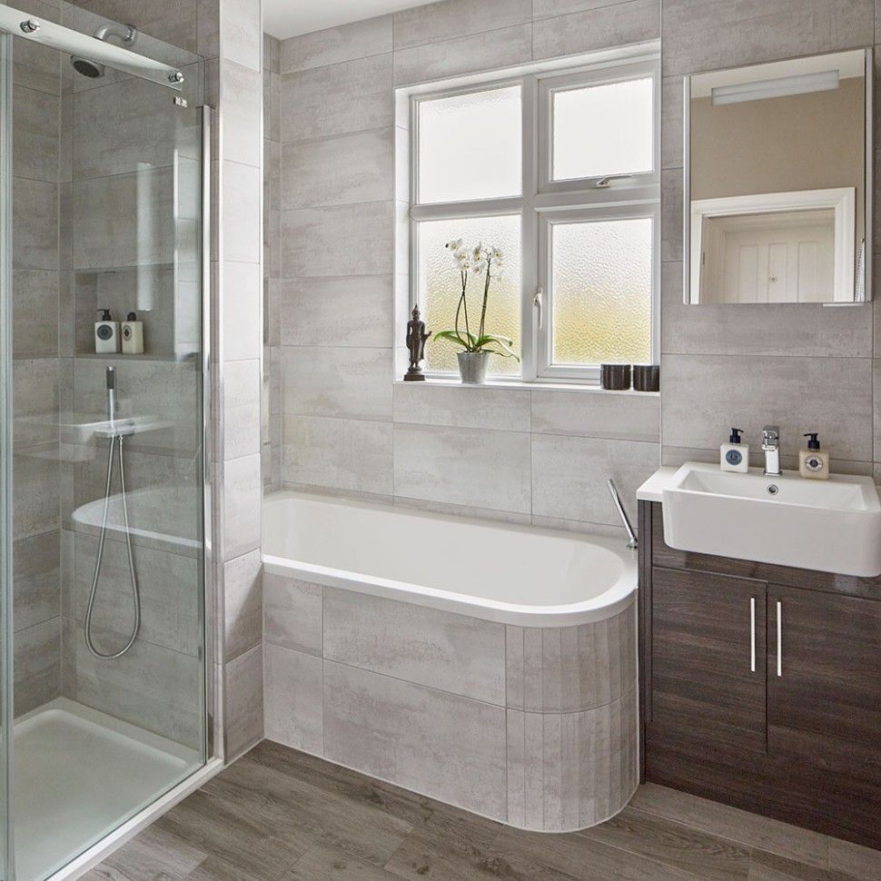 Small Bath With Separate Tub And Shower Google Search Bathrooms Remodel Corner Shower Traditional Bathroom