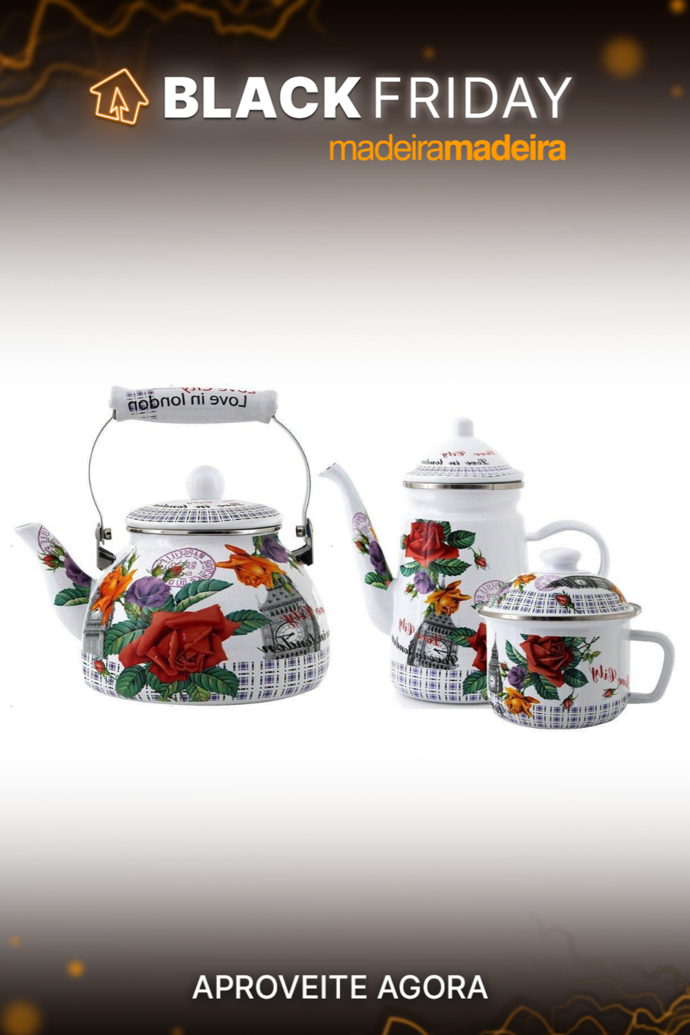Ei, sabia que na MadeiraMadeira você pode comprar pelo Whatsapp? Mande uma mensagem que nossos consultores vão te ajudar na compra :) Kettle, Tea Pots, Kitchen Appliances, Tableware, Products, Enamels, Tea Cups, Teapot, Note Cards